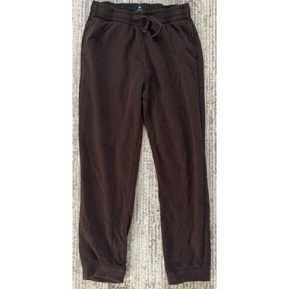 H&M Men's Brown Regular Fity Coupe Standard Jogger Pants - Size Small
